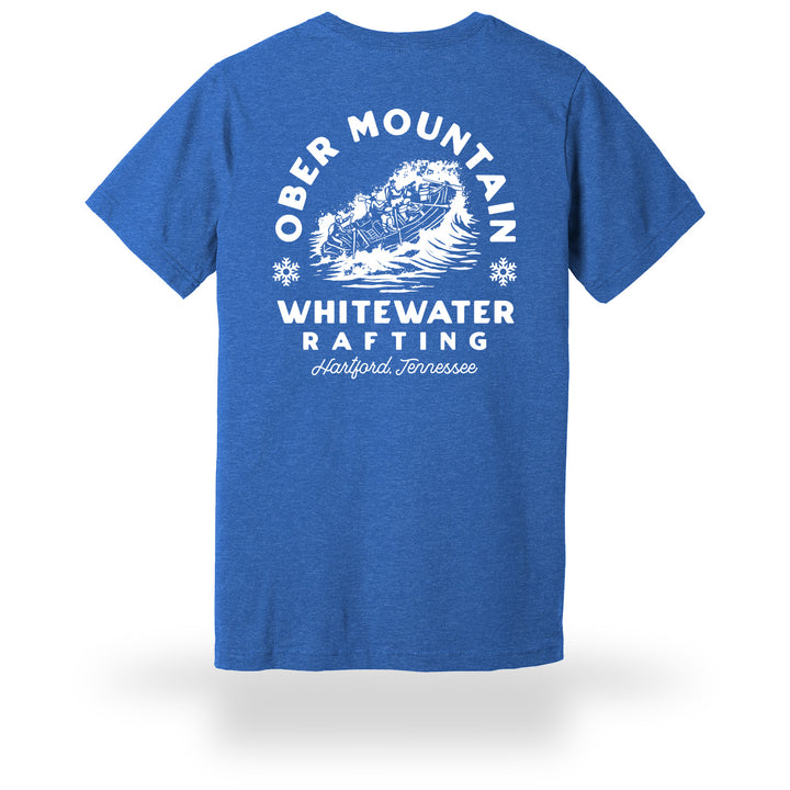 Ober Whitewater Rafting Tee Heather Royal