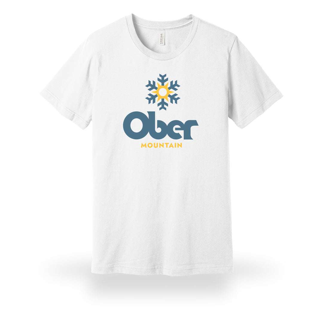 Ober Mountain Logo Tee White
